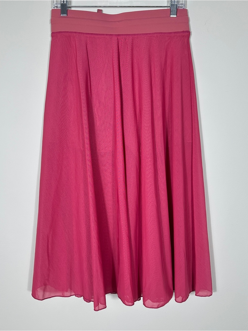 Halara High Waisted Drawstring Contrast Mesh 2-in-1 Pocket Flowy Midi Flare Sz M - Picture 5 of 10